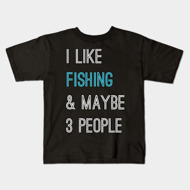 Fishing Kids T-Shirt by faiiryliite